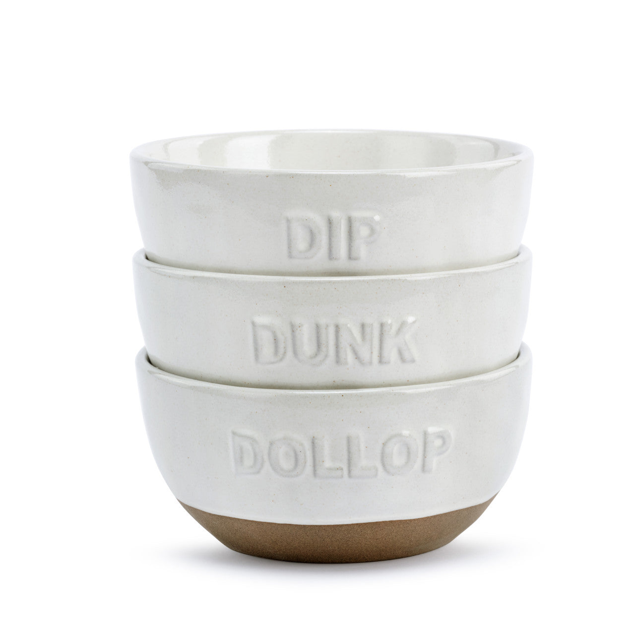 White dipping clearance bowls