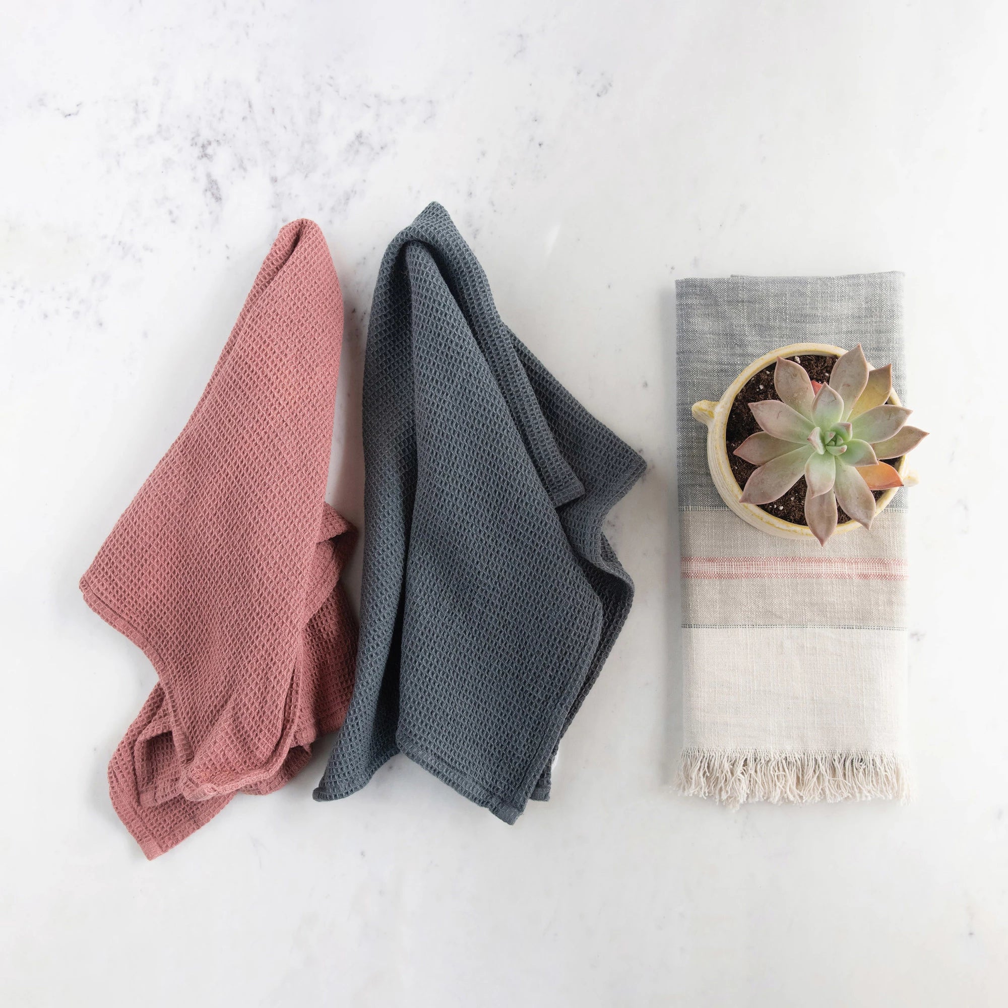 Red cotton online tea towels