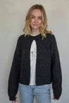 Charcoal Scottie Cardigan