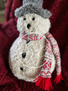 Christmas Snowman Sherpa Pillow