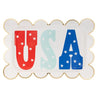 USA Scallop Paper Plate