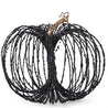 Black Glitter Wire Pumpkin