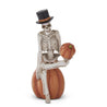 Skeleton Man on Pumpkin