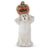 Resin Ghost Holding Jack o Lanterns