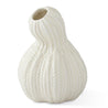 5.5 Inch Cream Porcelain Gourd Bud Vase