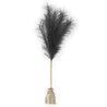 35 Inch LED Black Pampas Grass Stem w/Timer
