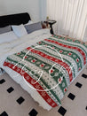 Snowman Christmas Luxe Blanket