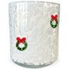 Mistletoe Wreath Holiday Icon 12oz Candle