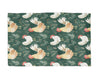 Chicken Farmhouse Dark Green Kitchen Towel