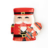Red Nutcracker Dessert Plate