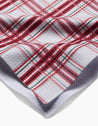 Candy Cane Plaid Tea Towel