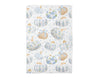 Blue Pumpkin Chinoiserie Fall Kitchen Towel