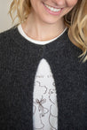 Charcoal Scottie Cardigan