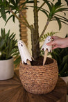 Ceramic Ghost Plant Stick