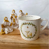 Nativity Stoneware Mug w/ Gold Electroplating