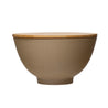 Stoneware Bowl W/ Bamboo Lid