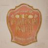Embossed Metal Wall Décor "Pumpkin Patch"