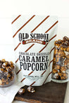 Chocolate Drizzle Caramel Popcorn