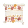 Embroidered & Appliqued Cotton Pillow