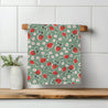 Strawberry Floral Kitchen Towel