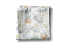 Blue Pumpkin Chinoiserie Fall Kitchen Towel