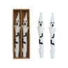 Ghost Shaped Taper Candles w/ Bats