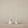 Stoneware Ghost Shaped Taper Holder