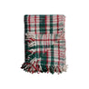 Green & Red Plaid Woven Throw