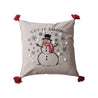 18" Square Cotton Printed Pillow