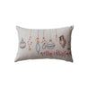 Pillow w/ Removable Candy Cane Ornament