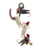 Handmade Mice Hanging From Wreath Ornament