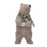 Faux Fur Polar Bear w/ Scarf