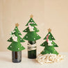 Handmade Wool Felt Christmas Tree Bottle Topper
