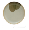 Stoneware Plate with Glaze