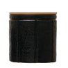 Stoneware Canister with Bamboo Lid