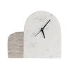 Two-Tone Arched Marble Mantel Clock