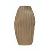 Stoneware Abstract Fluted Vase