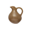 Brown Stoneware Pitcher