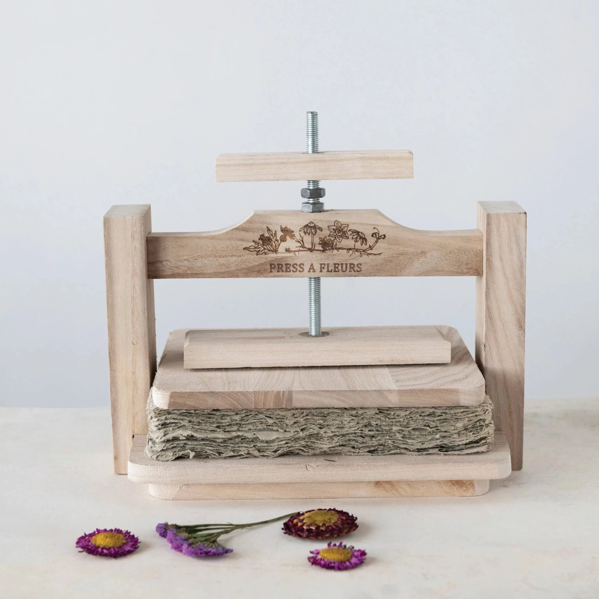 Wooden Flower Press — Innerspacism