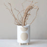 Circle Design Footed Planter
