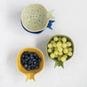 Stoneware Blueberry Bowl w/ Handle