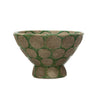 Terracotta Dotted Footed Bowl