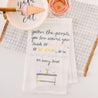 Flour Sack Towel - Gather Around Your Table - Little Red Barn Door