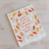 Flour Sack Towel - Jump in the Leaves - Little Red Barn Door