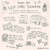 Self Care Art Print - 8x8" - Little Red Barn Door