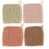 Spring Crocheted Potholder (4 Colors) - Little Red Barn Door