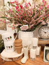 White Ceramic Vase - Large - Little Red Barn Door